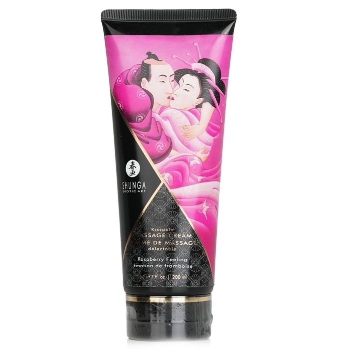 SHUNGA Kissable Massage Cream - Raspberry Feeling 200ml/7oz